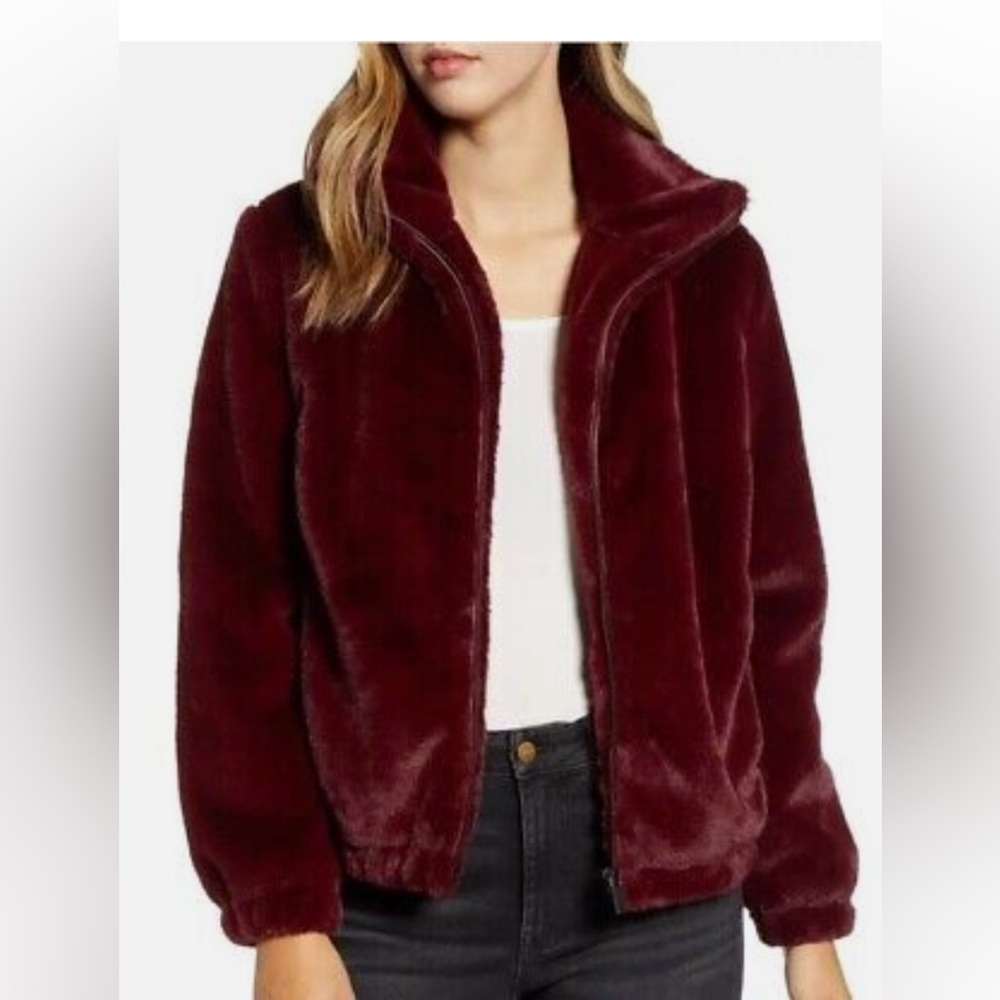 Rachel Parcell Fur Bomber size XL